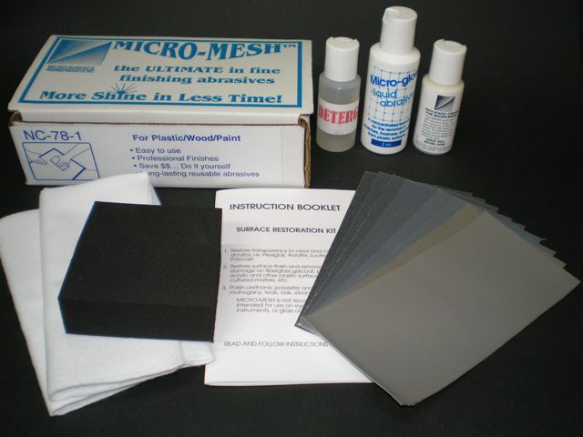 Micro-Mesh® NC-78-1 Acrylic Restoral Kit